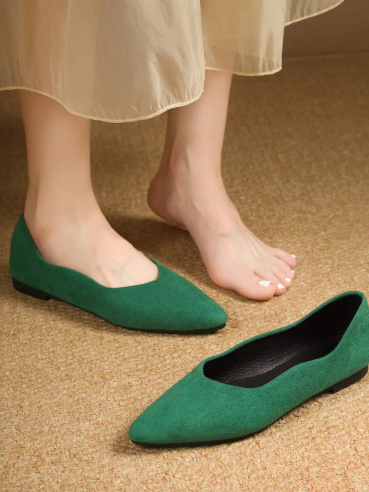 Classic Pointed-Toe Flats