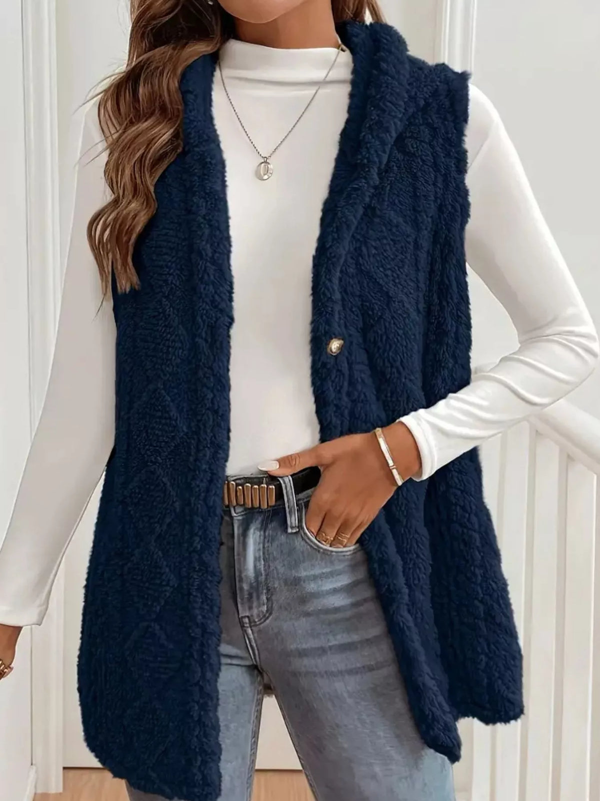 Snug Sherpa Hooded Gilet