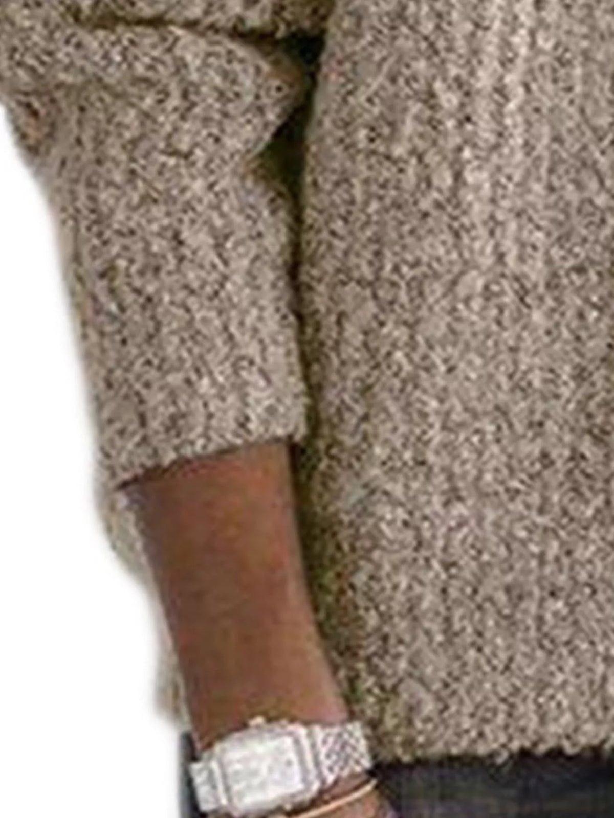 Textured Half-Zip Jumper