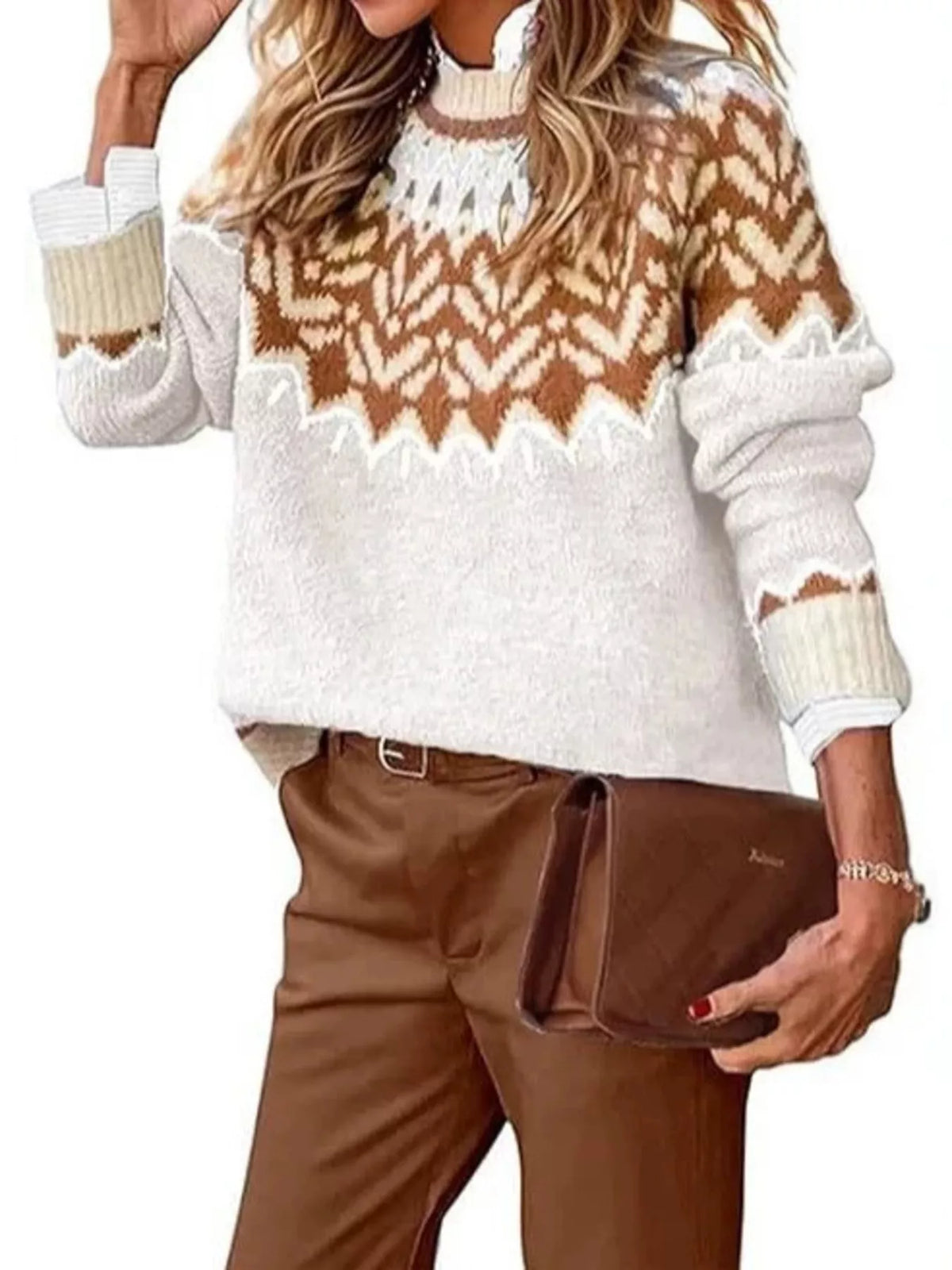 Cosy Fair Isle Knit Jumper