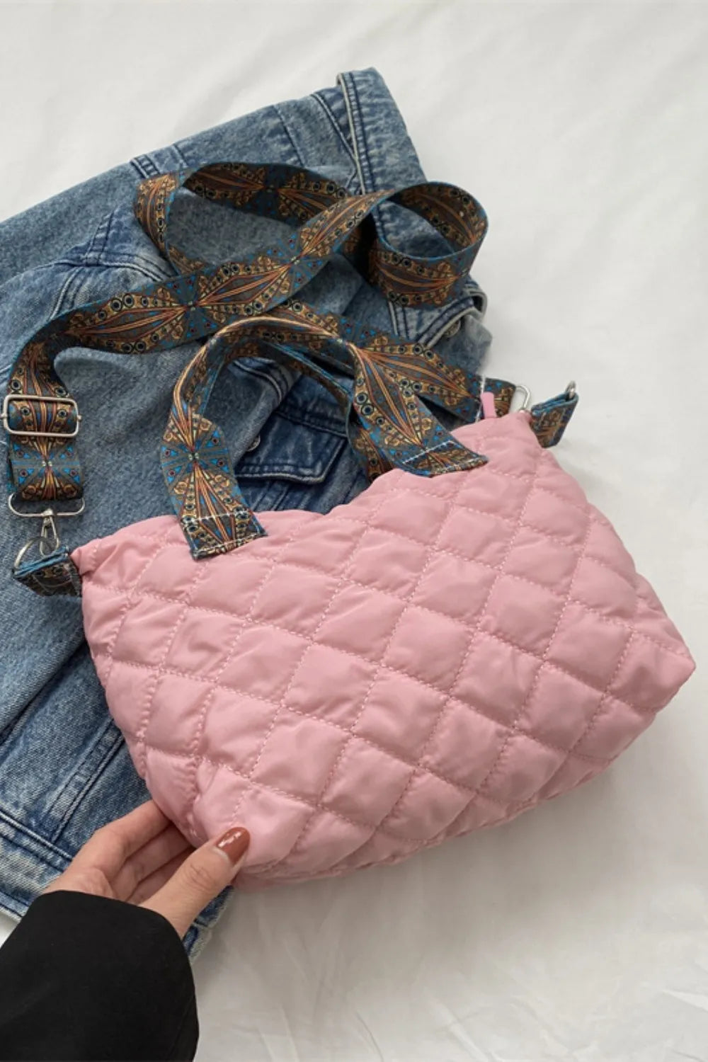 Cloud-Quilted Slouch Handbag