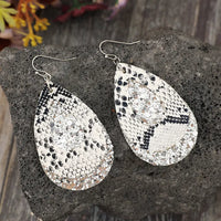 Sequin Teardrop Statement Earrings