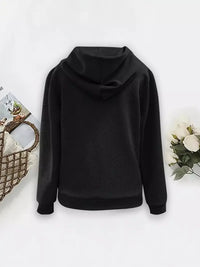 Everyday Textured Zip-Up Hoodie