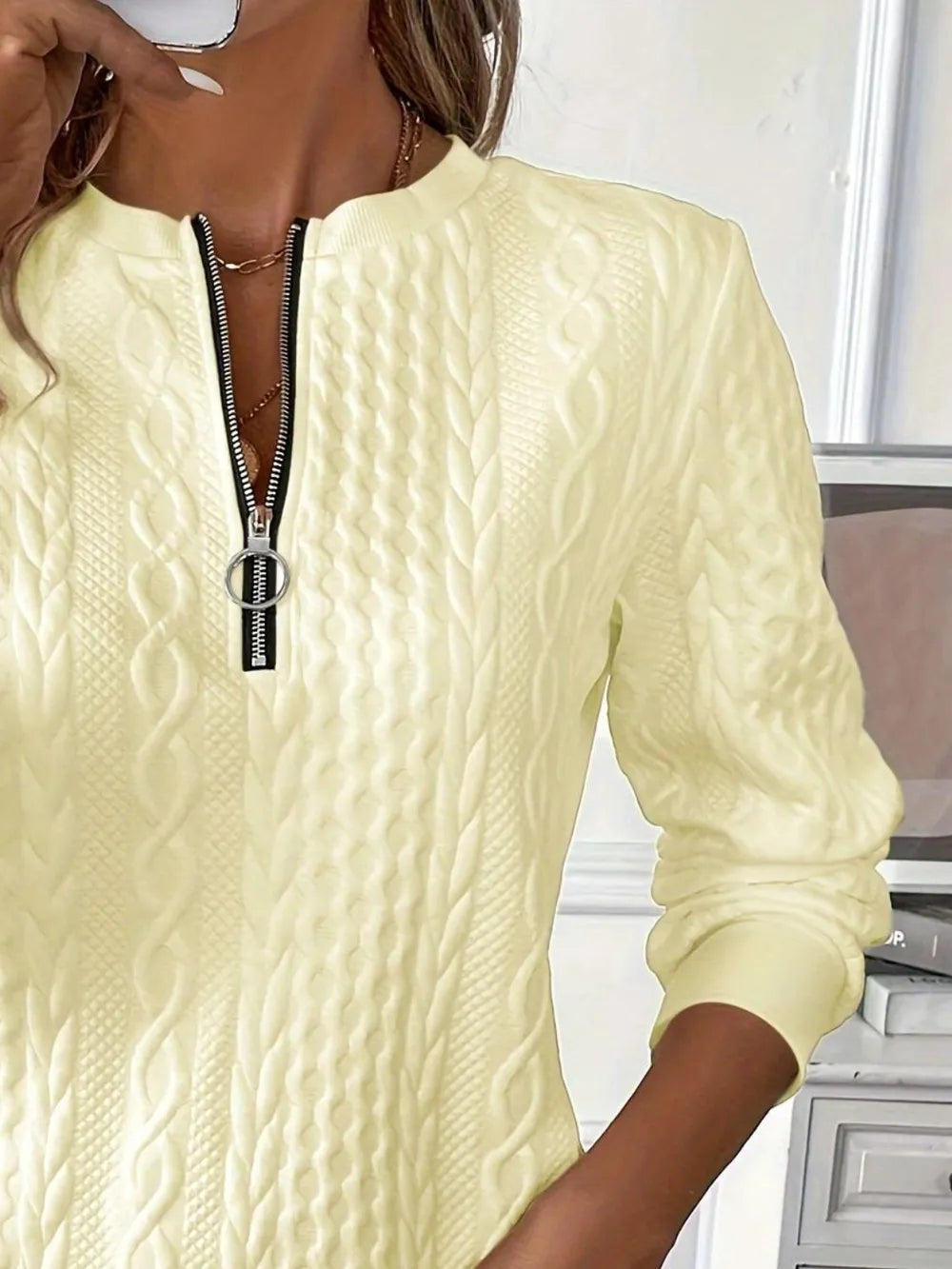 Weekend Half-Zip Sweatshirt