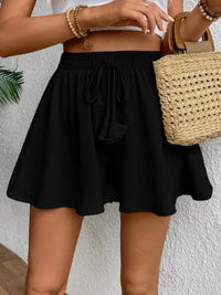 Sage Flowy Drawstring Shorts