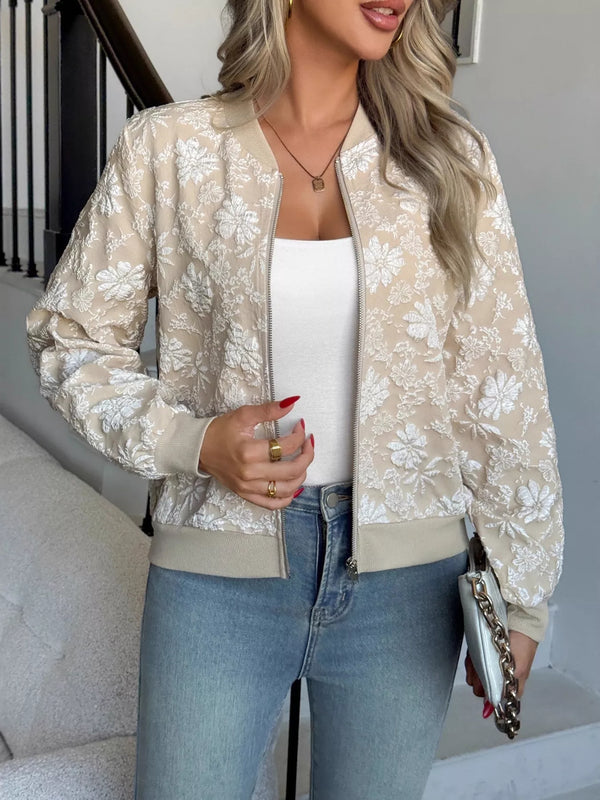 Botanical Lightweight Bomber Jacket