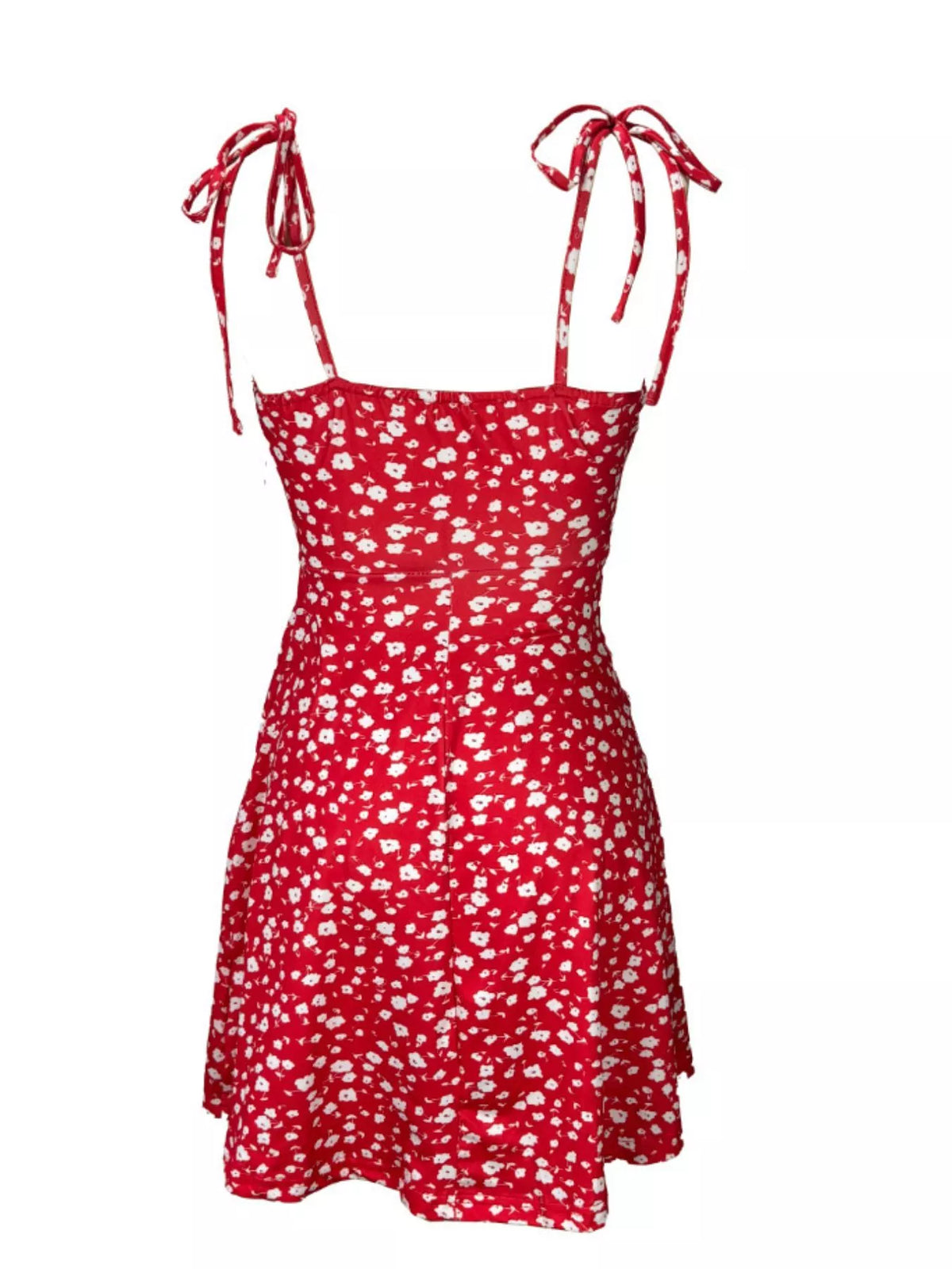 Wildflower Tie-Strap Mini Dress