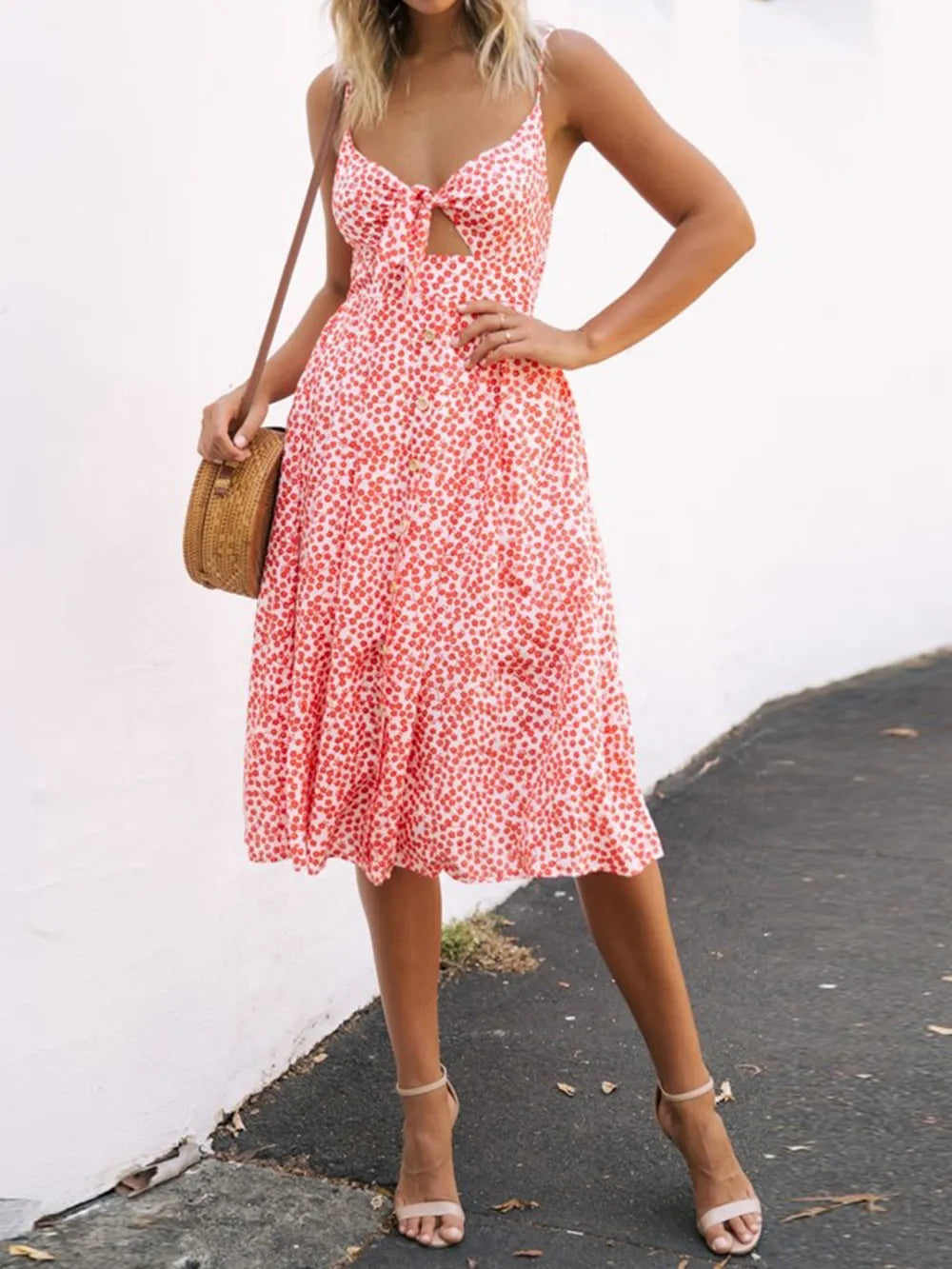 Sunshine Bow-Front Sweetheart Sundress
