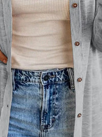 Everyday Lightweight Button Cardigan