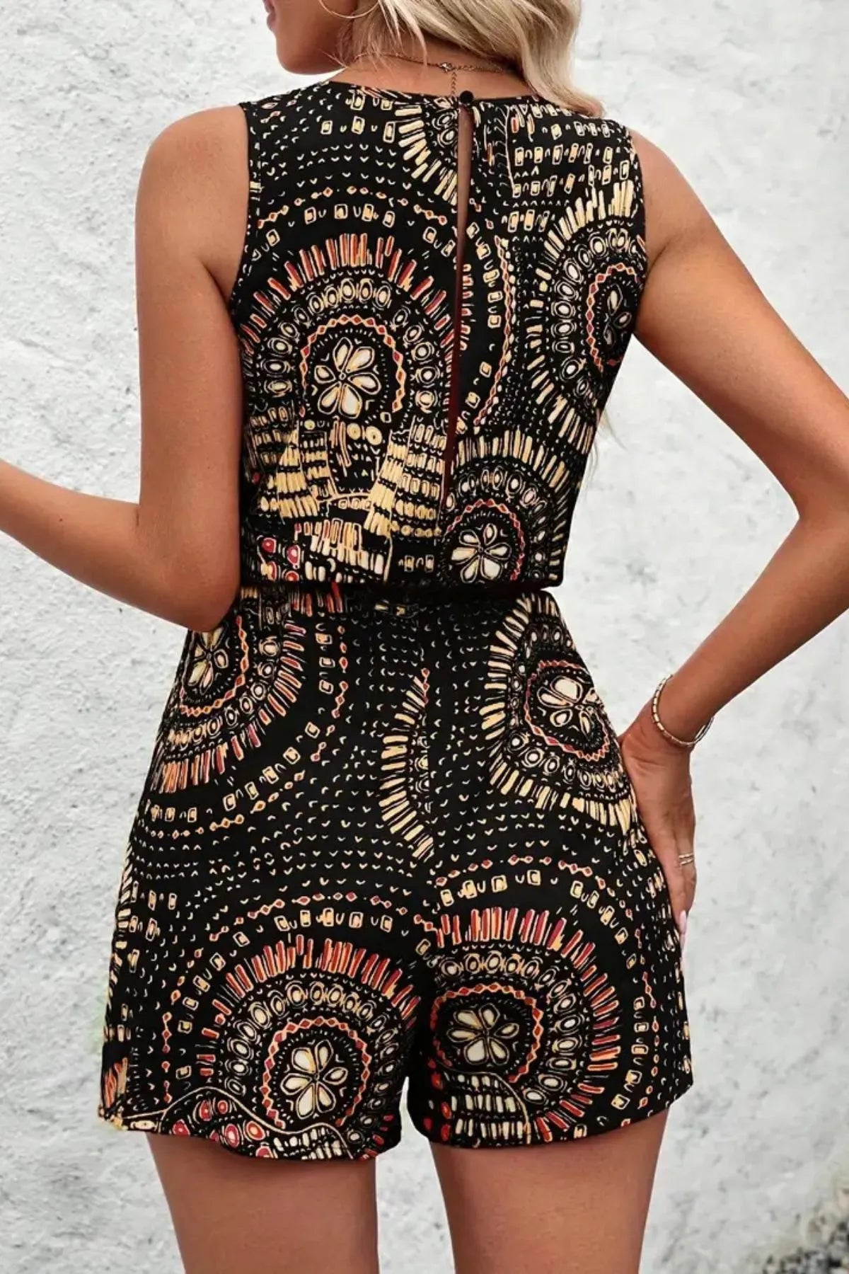 Boho Sunset Sleeveless Playsuit