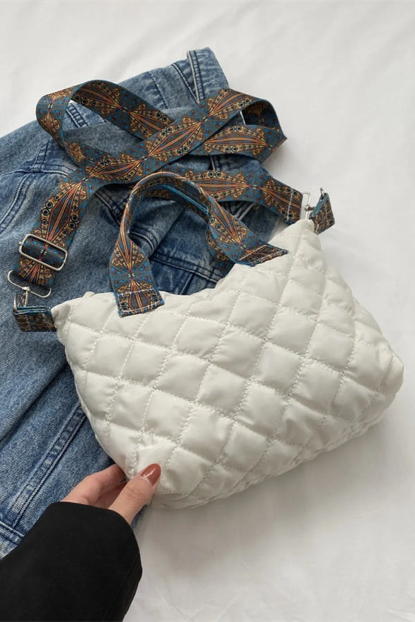 Cloud-Quilted Slouch Handbag