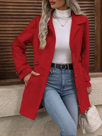 Belted Longline Trench Coat