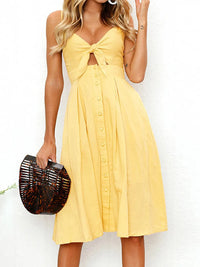 Sunshine Bow-Front Sweetheart Sundress
