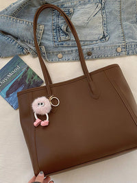 Everyday Faux-Leather Tote Bag