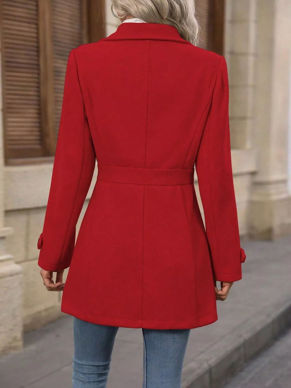 Belted Longline Trench Coat