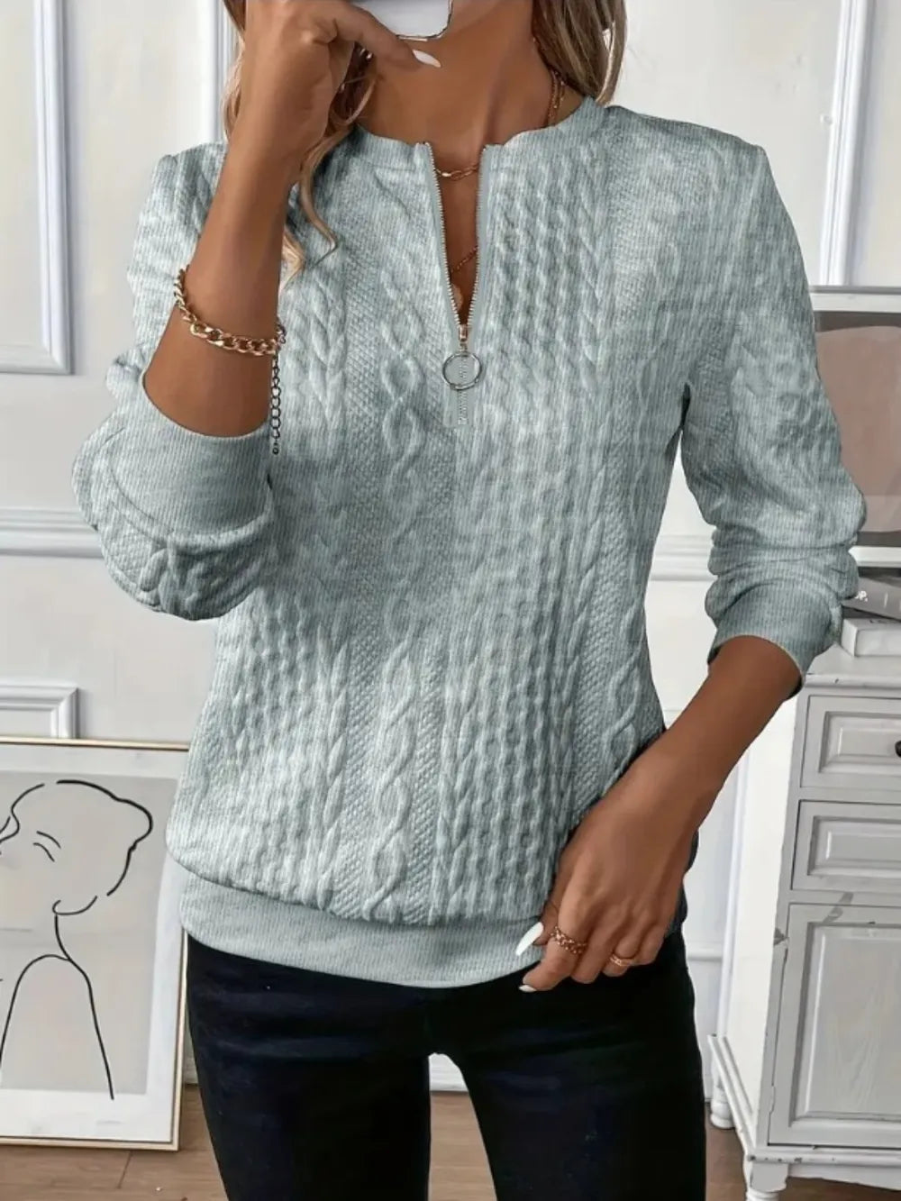 Weekend Half-Zip Sweatshirt