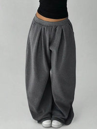 Wide-Leg Lounge Joggers