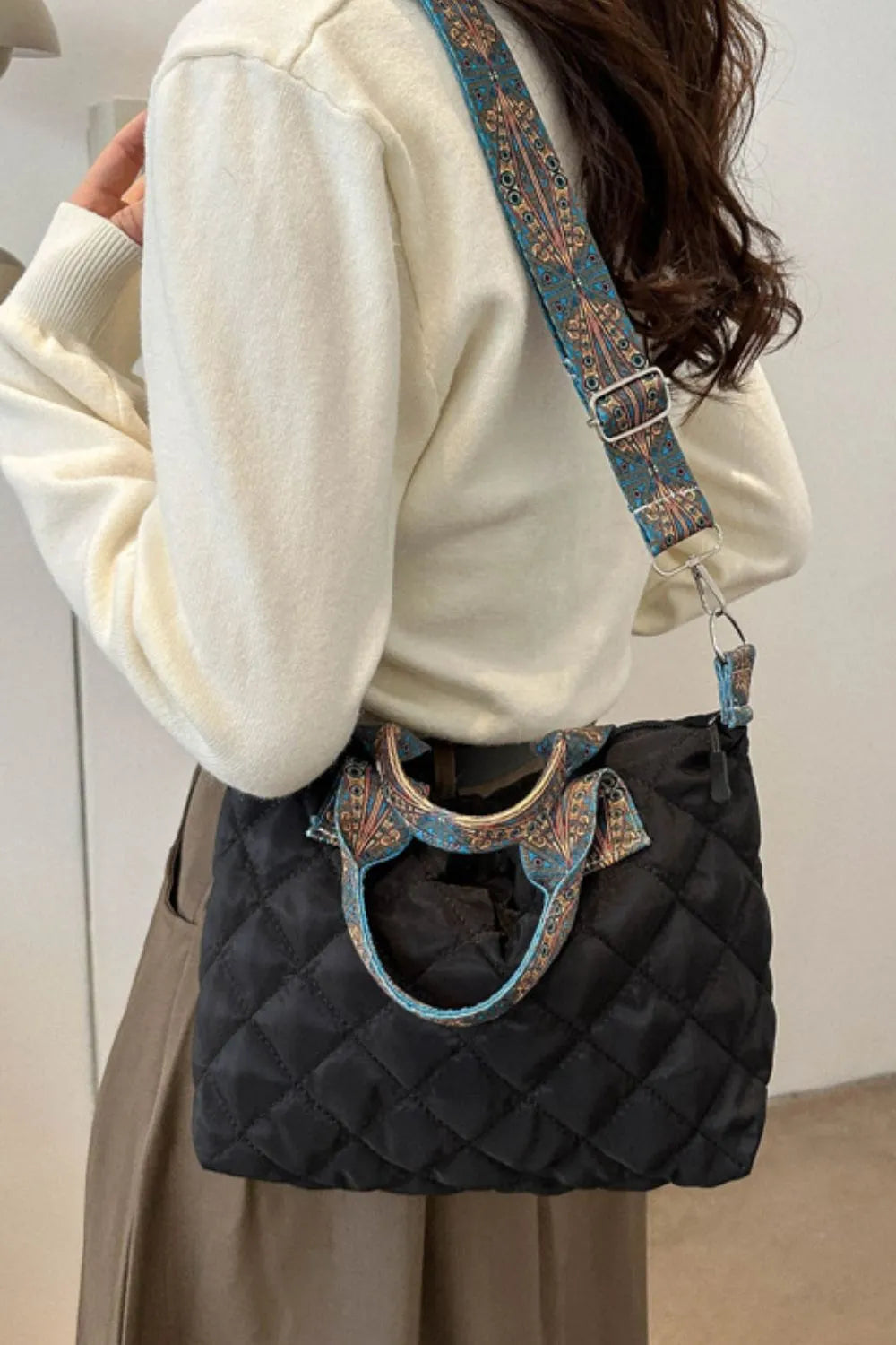 Cloud-Quilted Slouch Handbag