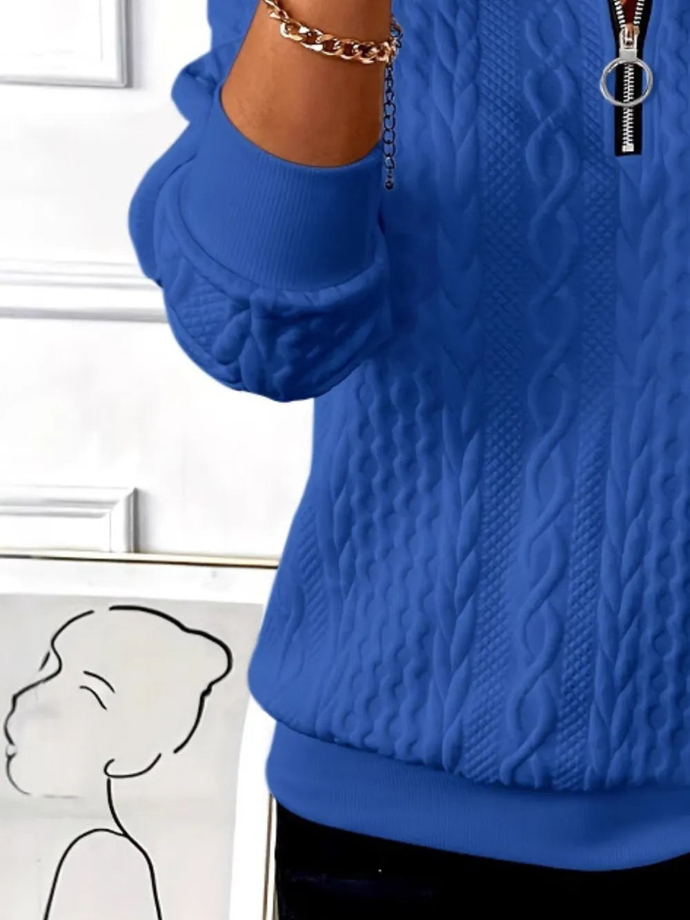 Weekend Half-Zip Sweatshirt