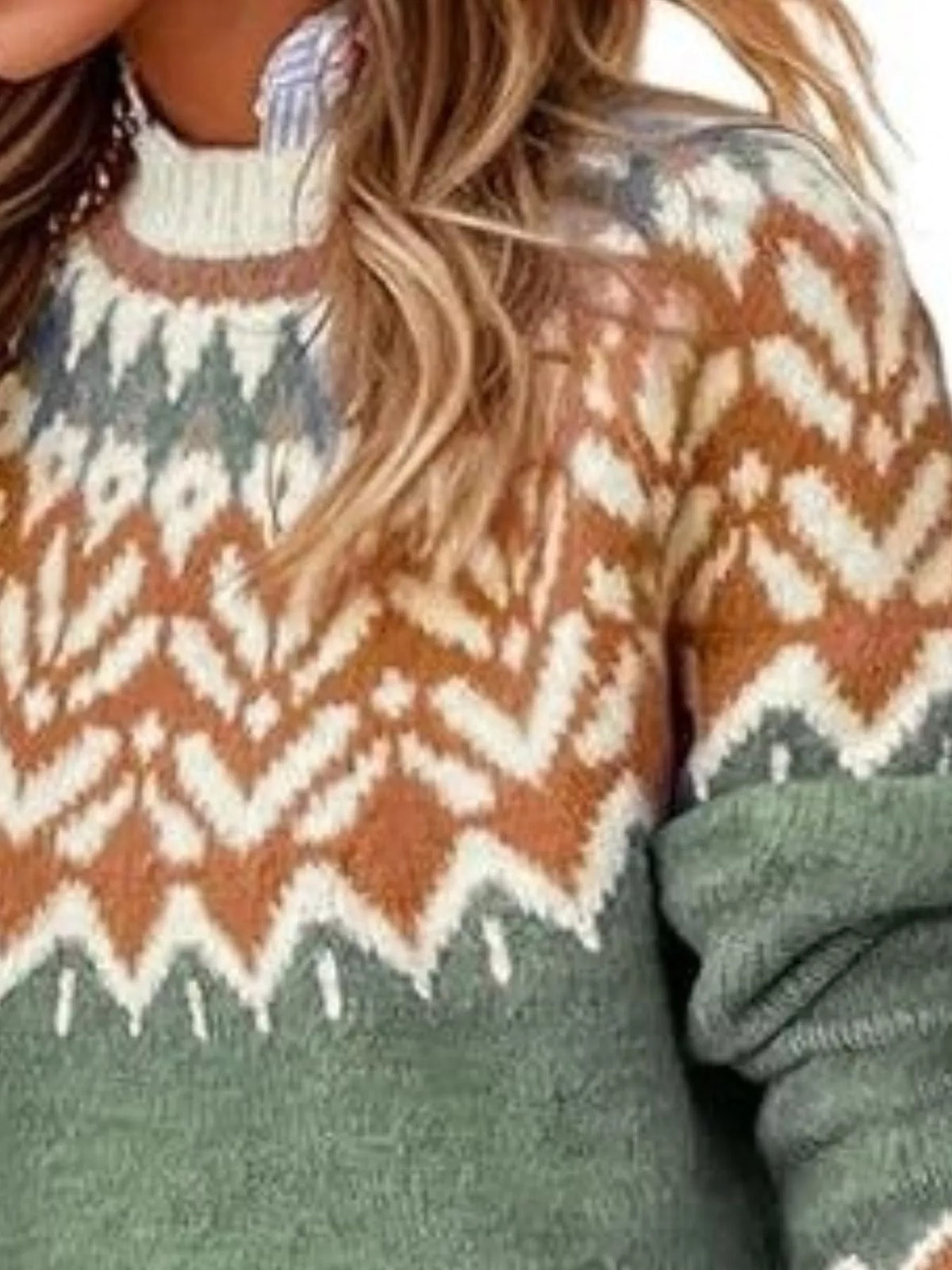 Cosy Fair Isle Knit Jumper