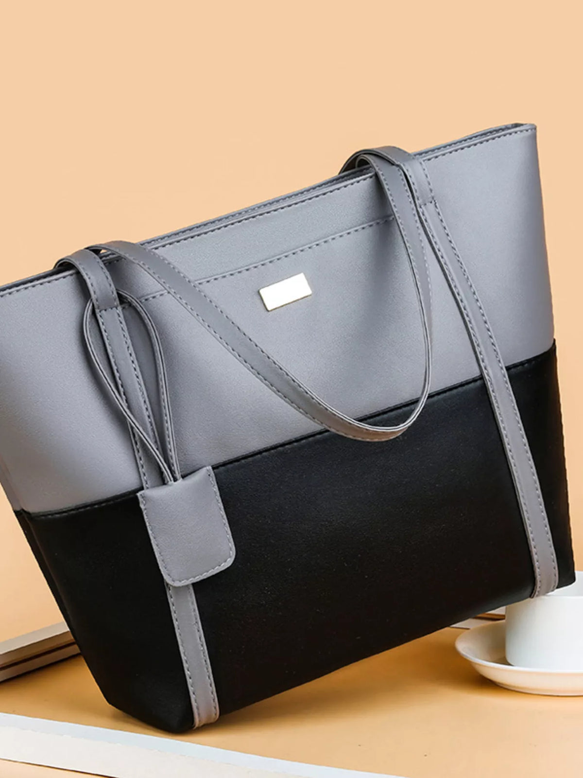 Coastal Two-Tone Tote Bag