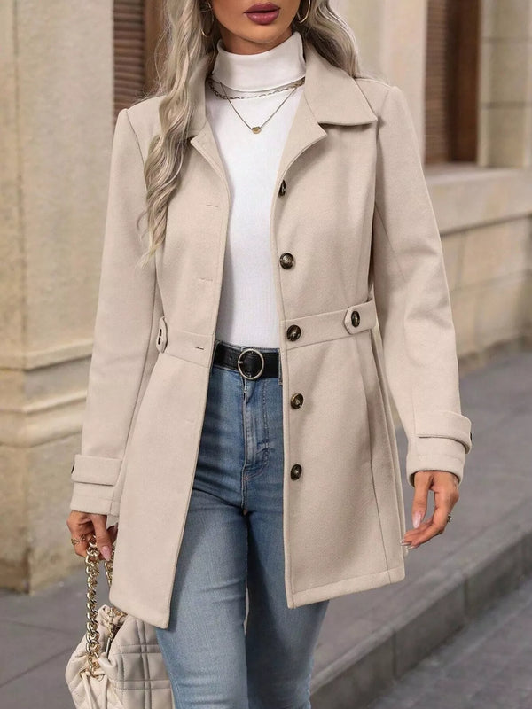 Belted Longline Trench Coat