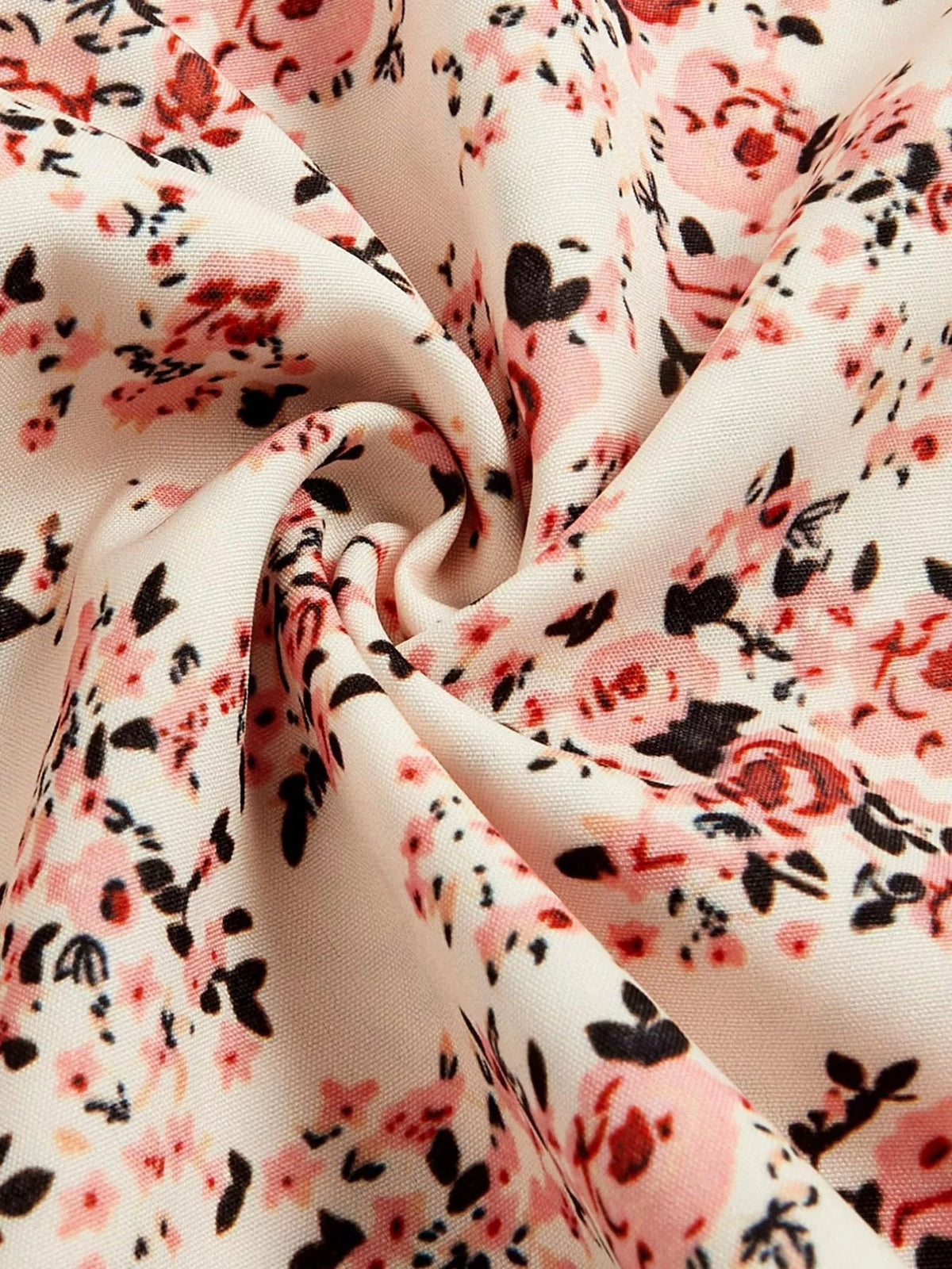 Wildflower Tie-Strap Mini Dress