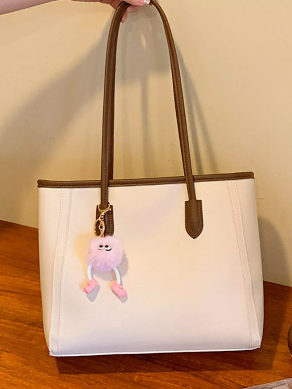 Everyday Faux-Leather Tote Bag