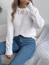 Openwork Cable-Knit Jumper