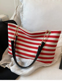 Breton Stripe Chain Shoulder Bag