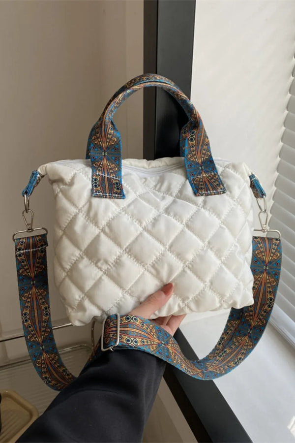 Cloud-Quilted Slouch Handbag