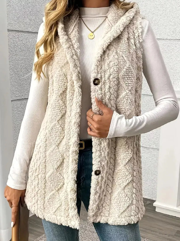 Snug Sherpa Hooded Gilet