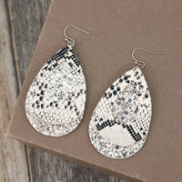 Sequin Teardrop Statement Earrings