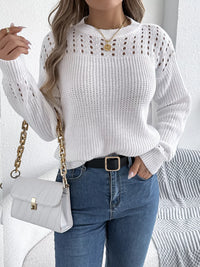 Openwork Cable-Knit Jumper