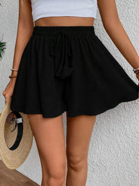 Sage Flowy Drawstring Shorts