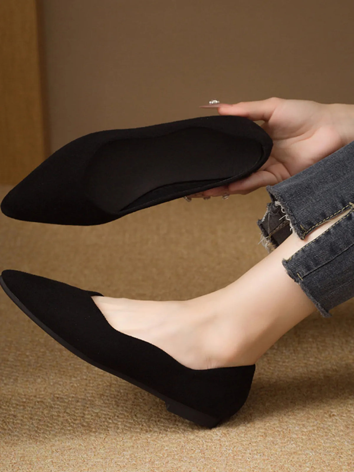 Classic Pointed-Toe Flats