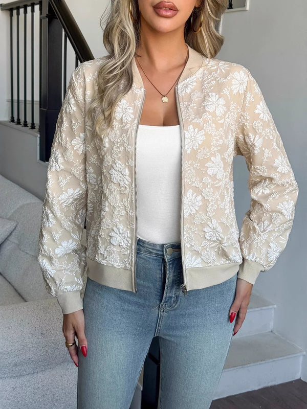 Botanical Lightweight Bomber Jacket