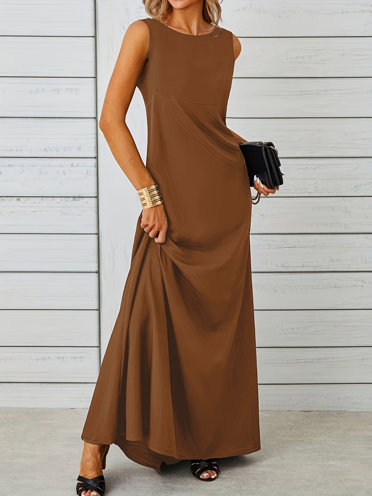 Breezy Sleeveless Maxi Dress