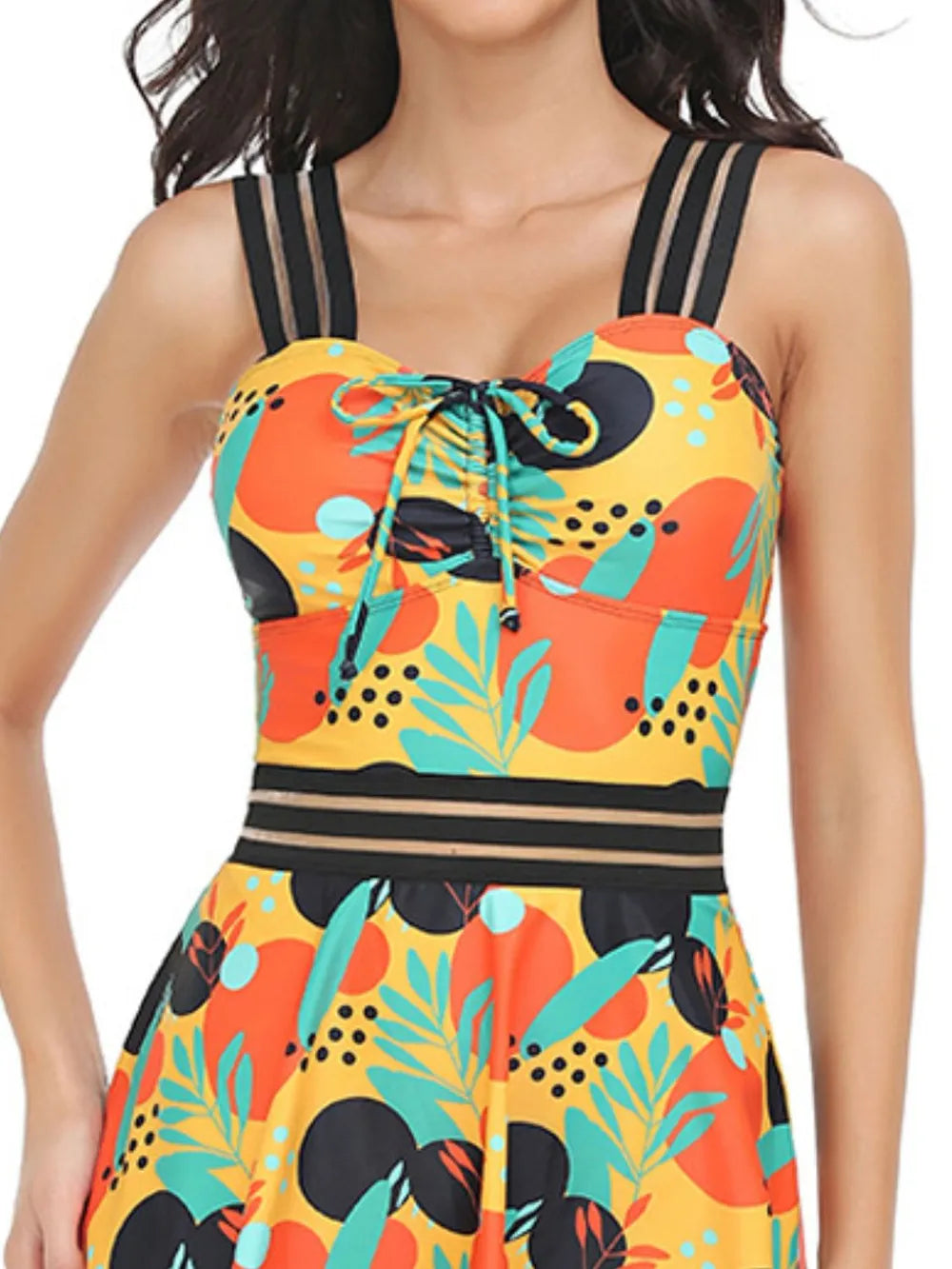 Tropical Sweetheart Tankini Set