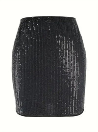 After-Dark Sequin Mini Skirt