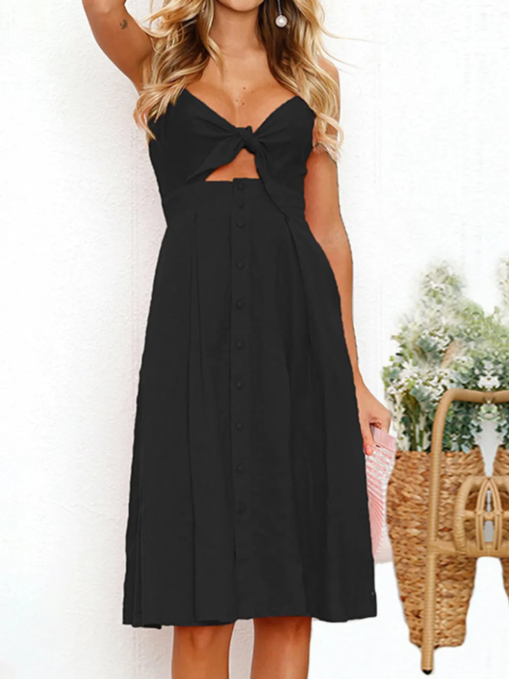 Sunshine Bow-Front Sweetheart Sundress