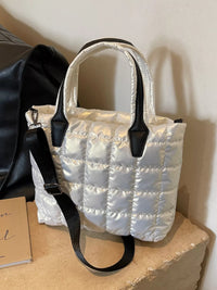 Quilted Bubble Crossbody Tote