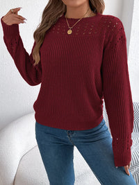 Openwork Cable-Knit Jumper
