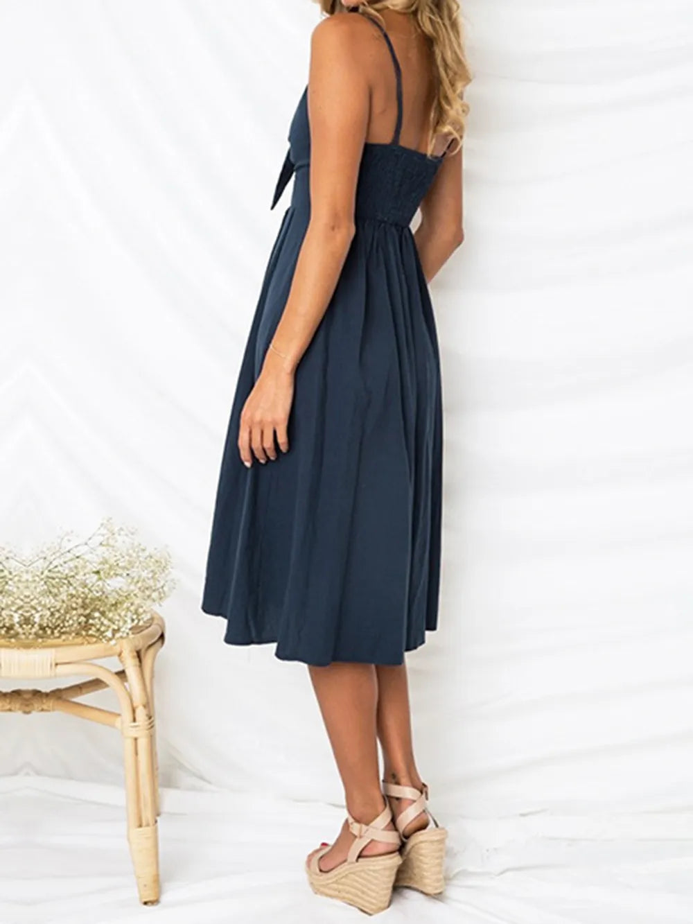 Sunshine Bow-Front Sweetheart Sundress