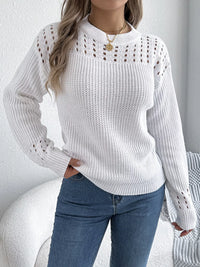 Openwork Cable-Knit Jumper