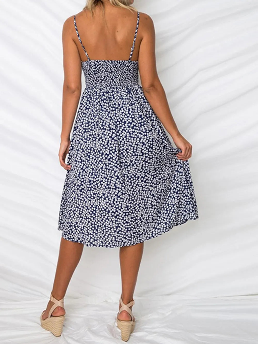 Sunshine Bow-Front Sweetheart Sundress