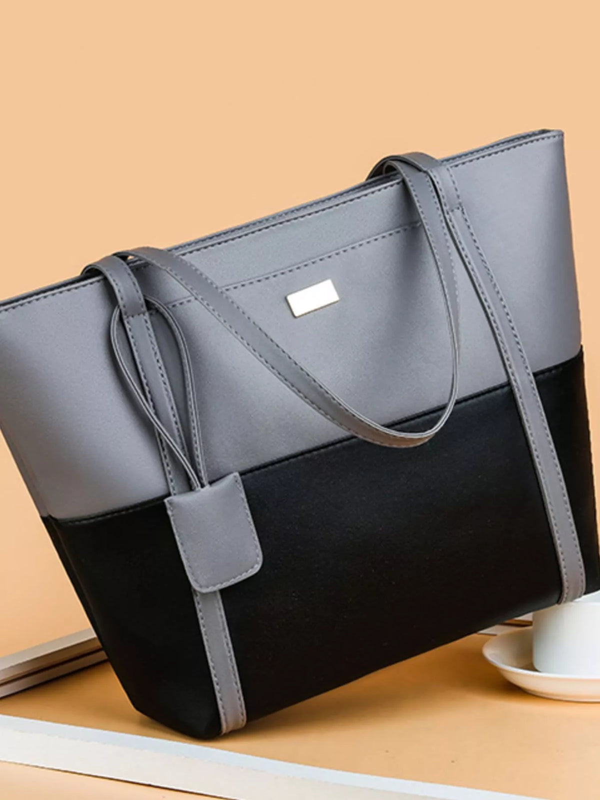 Coastal Two-Tone Tote Bag