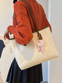 Everyday Faux-Leather Tote Bag