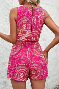 Boho Sunset Sleeveless Playsuit