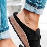 Buckle-Detail Low-Heel Loafers